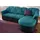 DOMO collection Eckcouch Kunstleder 3-Sitzer Schwarz/Petrol