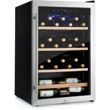Klarstein Vinamour 48 Uno Weinkühlschrank 128l 48Fl 3 Einschübe 4-18°C Schwarz