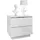 lookway Nachtschrank Aurora II 50 x 48 x 37 cm Weiß