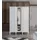 JV Möbel Kleiderschrank mit Spiegel 63 x 195 x 133 cm Weiß