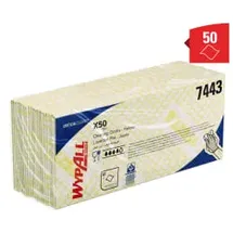 Kimberly Clark Professional WYPALL* X50 Wischtücher - Interfold, 7443 = 1 Box = 50 Tücher