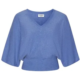 Copenhagen Studios Fledermausshirt Damen blau Gr.32/34