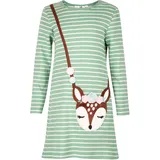 happy girls HAPPY GIRLS, Mädchen, Gr. 116, EURO-Größen, grün, Stoff, 100% Baumwolle, normal, Kleider Sommerkleid