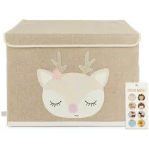 Bieco Aufbewahrungsbox Reh Ella 36 x 36 x 51 cm 1-tlg. beige