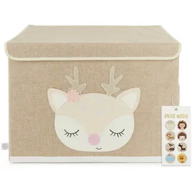 Bieco Aufbewahrungsbox Reh Ella 36 x 36 x 51 cm 1-tlg. beige