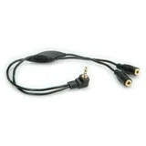 Roline Lautsprecher-Y-Kabel 3,5mm-Stecker / 2x 3,5mm-Buchse 28,0cm (11094439)