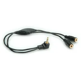 Roline Lautsprecher-Y-Kabel 3,5mm-Stecker / 2x 3,5mm-Buchse 28,0cm (11094439)