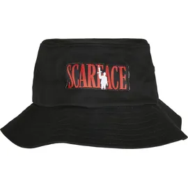 MERCHCODE Scarface Logo Fischerhut schwarz ONE SIZE