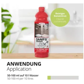 lorito oehme Sanitärreiniger Kalklöser Kalkentferner Sanifix Fantastic, 1 Liter