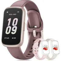 Smartwatch Damen Herren 3 Armbänder, 1,47'' Klein Fitness Tracker Aktivitätstracker Pulsuhr SpO2 Schlaftracker Schrittzähler Sportuhr für Andro...