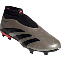 adidas Predator League Laceless FG Platinum Metallic / Aurora Black / Turbo 44    
