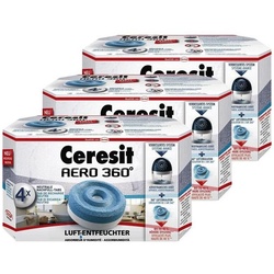 Ceresit Luftentfeuchter Henkel Ceresit Luft-Entfeuchter-Tabs AERO 360 Nachfüller 4x450g Tab (3