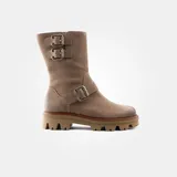 Paul Green 8162-026 Stiefel, Frauen Klassische Stiefel,Winterschuhe,uebergangsstiefel,uebergangsschuhe,lederstiefel,Boots,Beige (Peanut),40 EU