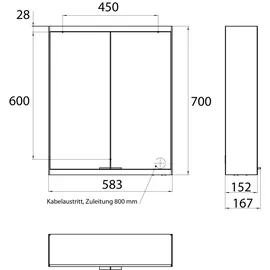 EMCO Prime 60 cm grau