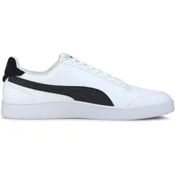 PUMA Herren Freizeitschuhe Puma Shuffle, Puma White-Puma Black-Puma Team Gold, 40