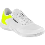 Kempa Kourtfly Three W Sport-Schuhe, weiß/Fluo gelb, 41