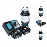 Makita DMR 056 RG Akku Radio 18 V FM DAB+ mit Laterne 360° Taschenlampe IP65 Baustellenradio