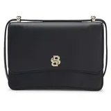 Boss B-Icon Umhängetasche Leder Schwarz
