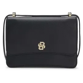 Boss B-Icon Umhängetasche Leder Schwarz