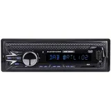 Trevi SCD 5751 DAB, Kabelloses Autoradio, mit DAB, DAB+ und UKW-Radiofunktion 160W, Wireless Verbindung, USB, SD, AUX-IN, Inklusive DAB-Antenne, Alphanumerisches LCD-Display, Schwarz