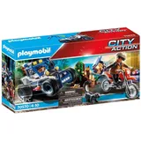 PLAYMOBIL City Action 70570 Polizei-Geländewagen: Verfolgung des Schatzräubers - Blau