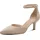 Marco Tozzi Damen Pumps weiches Feel Me Fußbett weiches Innenfutter Spitz, beige 41 EU