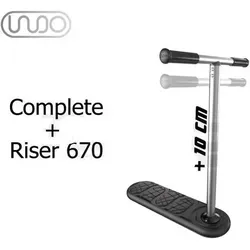 Indo X70 - Trampolinstufe + Riser 670mm Kombination EINHEITSGRÖSSE