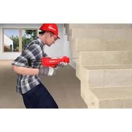 Fischer Handauspressgerät FIS DM S Pro für 2-Kammer-Kartuschen, Auspresspistole zum effizienten Auspressen, ergonomisches Design für optimale Handhabung