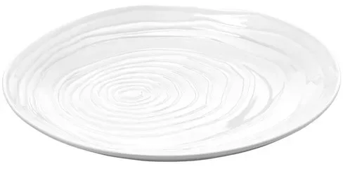 Plate Boulogne 26.5 cm White