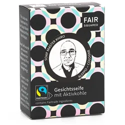 FAIR SQUARED Gesichtseife mit Aktivkohle 1 x 80 g 80 g