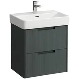 Laufen Waschtischunterbau 2 Schubladen 52,1 x 36,1 x 51,5 cm Verkehrsgrau