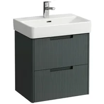Laufen Waschtischunterbau 2 Schubladen 52,1 x 36,1 x 51,5 cm Verkehrsgrau