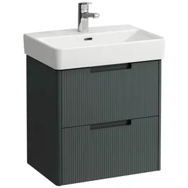 Laufen Waschtischunterbau 2 Schubladen 52,1 x 36,1 x 51,5 cm Verkehrsgrau