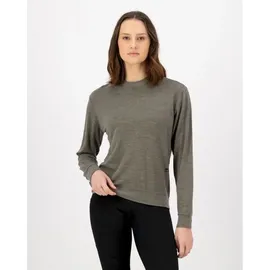 Mons Royale Horizon Merino Crew Sweatshirt Dark Olive M