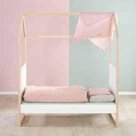 ROBA BAUMANN Roba Hausbett 70x140cm Buche natur Holz weiß