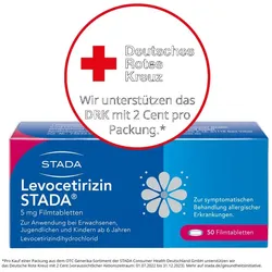 Levocetirizin STADA 5 mg 50 St Filmtabletten