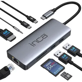 inca ITPC-10TX USB-C 9-in-1 + Grau