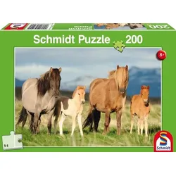 Schmidt 56199 - Pferdefamilie Puzzles