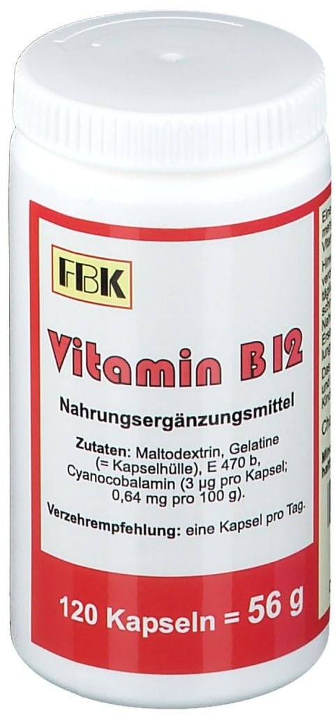 Preisvergleich Produktbild Vitamin B12 Kapseln 120 St