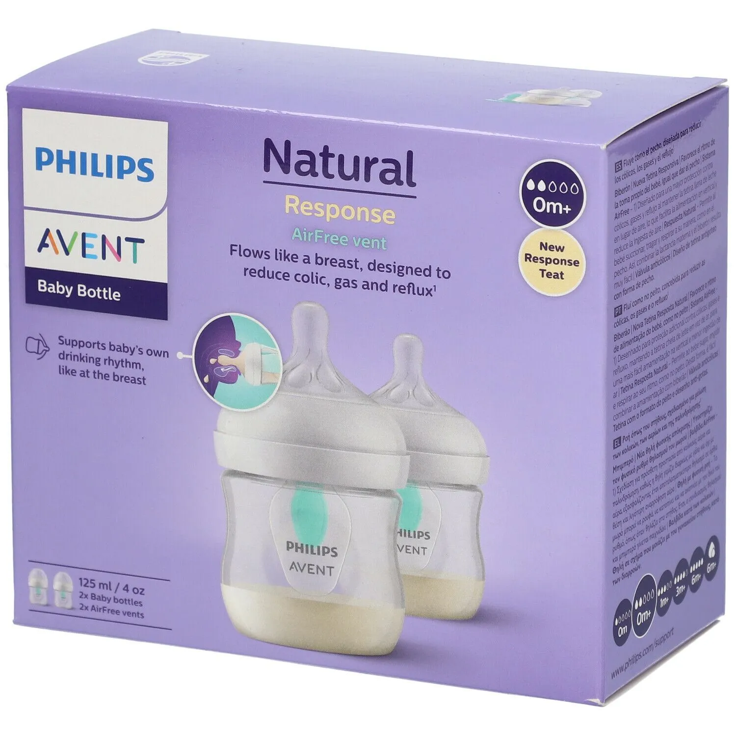 Philips Avent Natural Response Babyflasche mit AirFree-Ventil