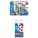 VTech Marble Rush - Rocket Set M100 E & Marble Rush - 10er-Set MarBalls – Zusätzliche Kugeln für alle Marble Rush Murmelbahnen – Mit Länderflaggen – Für Kinder von 4-12 Jahren