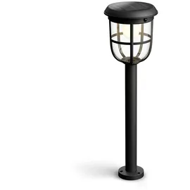 Philips Außenstandleuchte Kunststoff 60,0 cm inkl. Bewegungsmelder schwarz