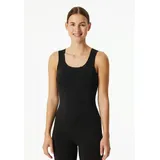 SCHIESSER Unterhemd Invisible Soft Warming in Schwarz | Gr.: 42