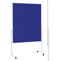 Magnetoplan Moderationstafel 120 x 150 cm Blau/Weiß
