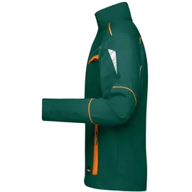 James & Nicholson Funktionsjacke JN849 - XL dark-green/orange