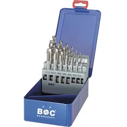 BOHRCRAFT Maschinen Gewindebohrer-Box HSSG/HSS-E Co5 M3-M12 + Kernloch