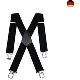 Hosenträger für Herren X förmige 5cm breit verstellbar und elastisch mit einem s