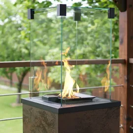 Kratki Terrassenheizer Patio Quarzsinter Oxide Moro manuelle Steuerung 8,2kW