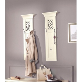 Home Affaire Garderobenpaneel Arabeske, im 2er Set, mit eingearbeiteten Ornamenten, Breite pro Paneel 30 cm beige