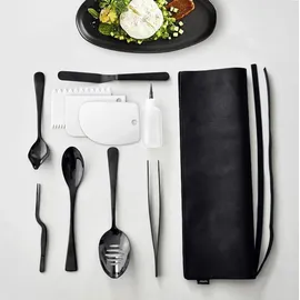 MikaMax Chef Plating Tool Set Kochbesteck, Schwarz